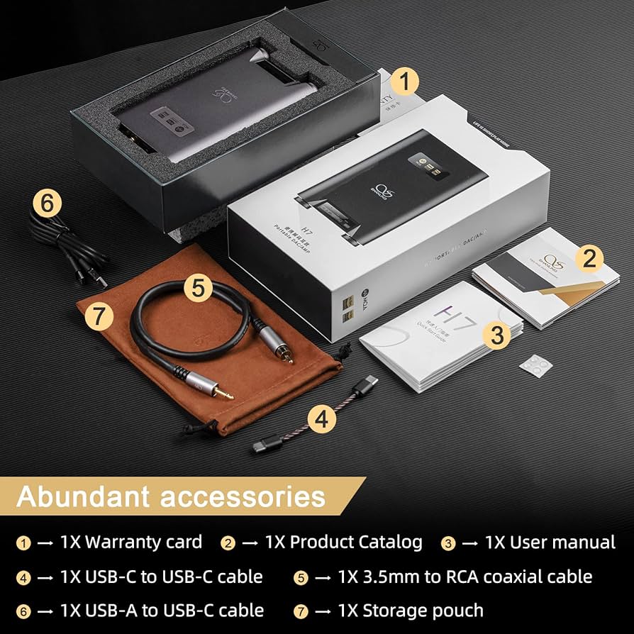 アンプ Shanling H7 Portable DAC/Amp Amazon.com: SHANLING H7 Desktop DAC/Headphone Amplifier